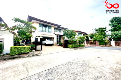 บ้านเดี่ยว ถนนกรุงเทพ-ชลบุรี มอเตอร์เวย์ : ขายบ้านเดี่ยว 2 ชั้น 81 ตรว. ศุภาลัย สุวรรณภูมิ ลาดกระบัง ใกล้สนามบิน 