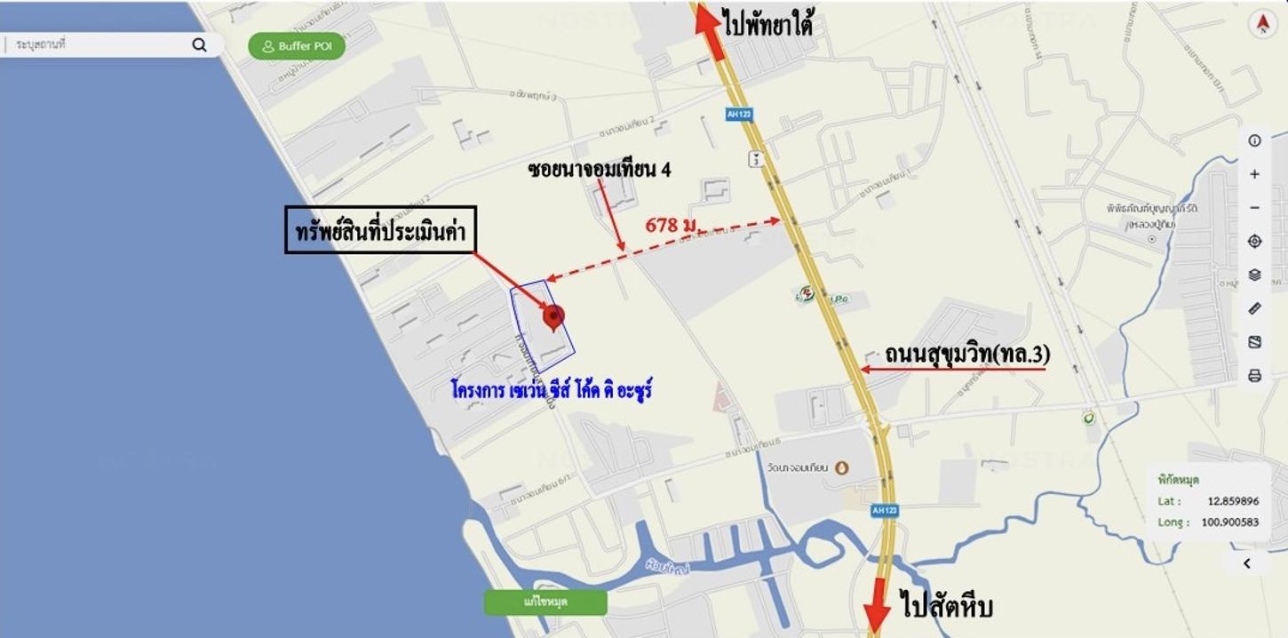 รูป คอนโดมิเนียม 28.85 ตร.ม. เซเว่น ซีส์ โค้ด ดิ อะซูร์ สัตหีบ ชลบุรี 2M - รูปที่ 33/33