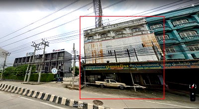 เช่าอาคารพาณิชย์ บางบัวทอง นนทบุรี : ให้เช่าตึก 4 ห้อง 4 ชั้น ริมถนนรัตนาธิเบศร์  ใกล้สามแยกบางใหญ่