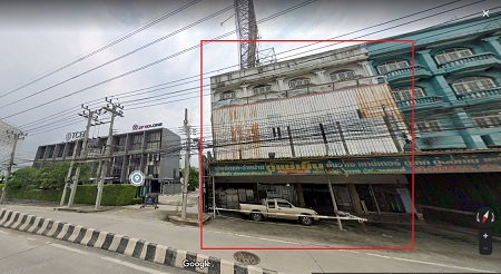 ให้เช่าตึก 4 ห้อง 4 ชั้น ริมถนนรัตนาธิเบศร์ ใกล้สามแยกบางใหญ่