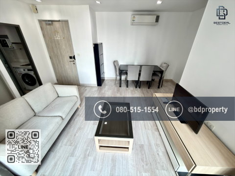 Bestdeal ขายด่วน ห้องสวย เฟอร์ครบ ขนาด 2 Bed 45 sqm. ขายเพียง 6.55 ล้านเท่านั้น  คอนโด “IDEO MOBI RAMA 9” ใกล้MRT และ เซ็นทรัลพระราม 9  เพียง 80 ม.