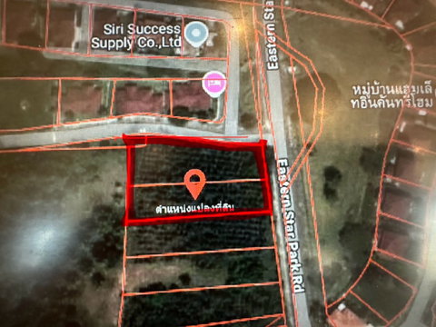 ขายที่ดินเปล่า ทำเลดี ติดสนามกล็อฟ eastern star สนามบินอู่ตะเภา ต.พลา อ.บ้านฉาง จ.ระยอง