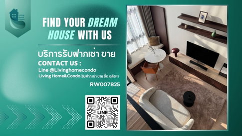 ✨For rent IDEO Rama9-Asoke  เฟอร์นิเจอร์และเครื่องใช้ไฟฟ้าครบ พร้อมอยู่ ใกล้ MRT พระราม 9-RW007825