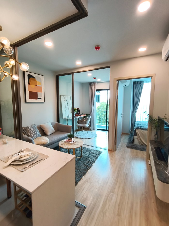 รูป ขายคอนโด @Esque Sukhumvit 101/1 ใกล้ BTS ปุณณวิถี 32.96 ตร.ม. ชั้น 7 ทิศเหนือ ห้องใหม่ เฟอร์นิเจอร์ครบ ฟรีโอน  - รูปที่ 1/24