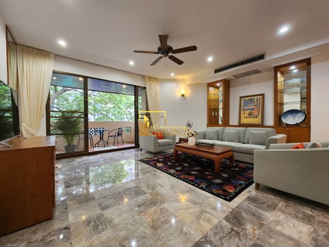 Large 3 Bedroom Phrom Phong Apartment With Private Terrace - BR0961AP