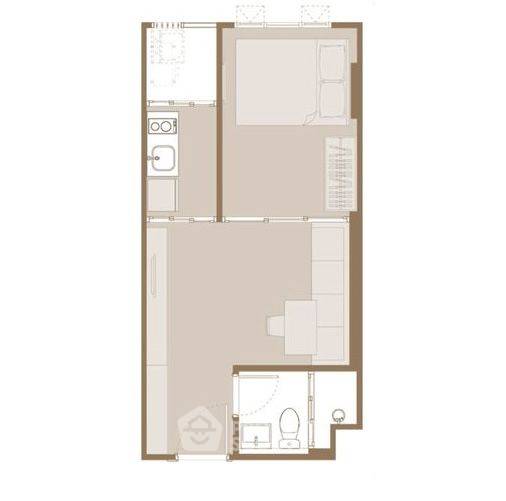 รูป คอนโด 1 ห้องนอน Aspire Onnut Station ชั้น 30 ใกล้ BTS อ่อนนุท 300 ม. (ID 1805781) - รูปที่ 8/12