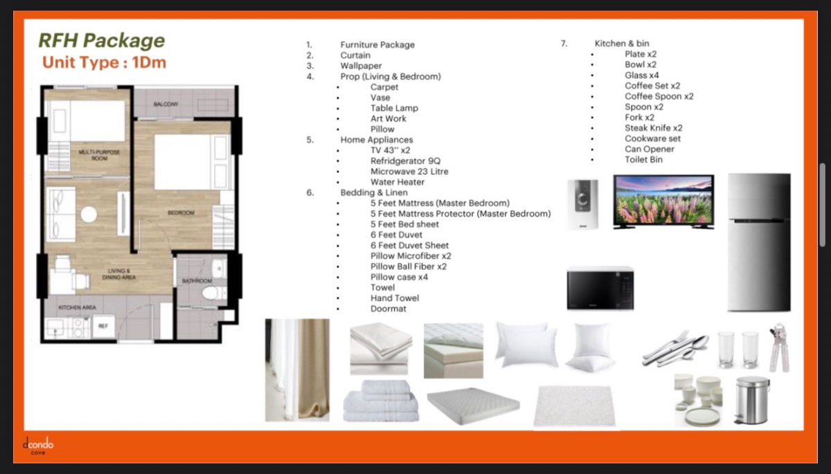 picture Dcondo Cove Foreigner Freehold - 1Bedplus 34sqm - 3/15