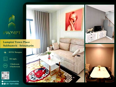 Houses for rent Tesco Lotus Srinakarindra : KL04911 - Lumpini Town Place Sukhumvit - Srinakarin 