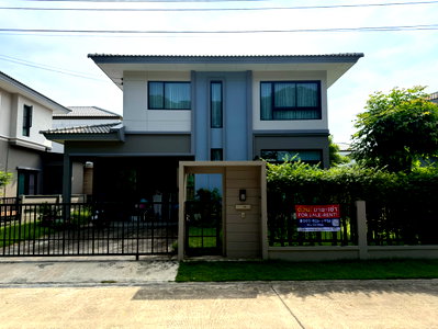 Houses for rent Samut Prakarn : Ready-to-move-in house for rent, Casa Presto Pracha Uthit 90, near the main road, easy access.