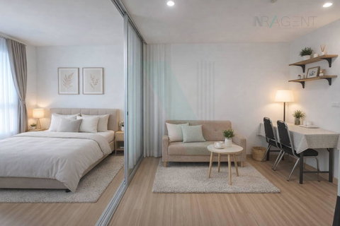 ขายคอนโด เดอะนิช ไอดี เสรีไทย อาคาร B ชั้น 4 1 ห้องนอน ขนาด 28 ตรม ใกล้ สวนสยาม