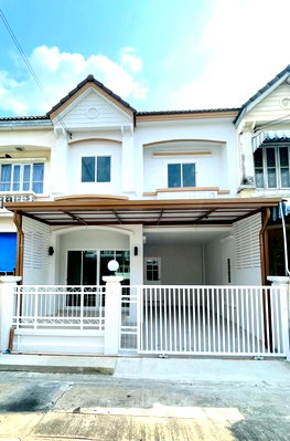 ขายทาวน์โฮม : ขายทาวน์เฮาส์บุศรินทร์ L&H บ้านกล้วย-ไทรน้อย 20.5 ตร.ว. ใกล้ MRT คลองบางไผ่ ฟรีโอน