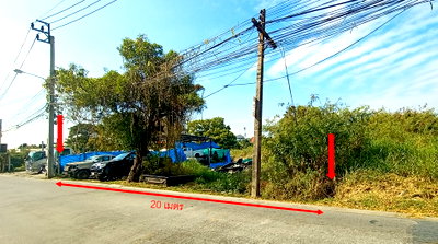 ที่ดิน รามอินทรา 5 : ขายที่ดิน 214 ตร.วา ถนนเทพรักษ์ เขตบางเขน  ใกล้แมคโคร สวนกีฬารามอินทรา บิ๊กซีสะพานใหม่