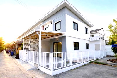 ขายทาวน์โฮม : ขายทาวน์เฮาส์พฤกษา 64/2 คลองสาม หลังมุม 24 ตร.ว. แต่งใหม่พร้อมอยู่ ฟรีโอน