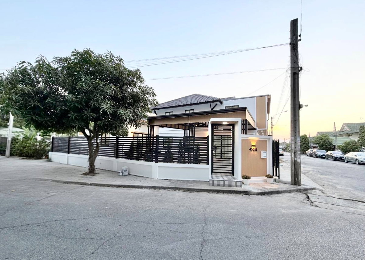 รูป ขายบ้านแฝดพฤกษา 14A หลังมุมติดสวน 53.3 ตร.ว. 5 นอน ครัวกว้าง ฟรีโอน - รูปที่ 2/28