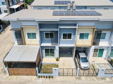 4 นอน 2 น้ำ ใกล้ รร.สารสาสน์วิเทศ บางบัวทอง 900 ม คลองบางไผ่ บางบัวทอง ลำโพ ทาวน์โฮม 2 ชั้นฟังก์ชัน