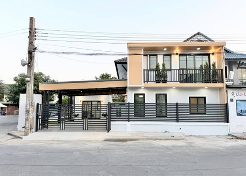 ขายบ้านแฝดพฤกษา 14A หลังมุมติดสวน 53.3 ตร.ว. 5 นอน ครัวกว้าง ฟรีโอน