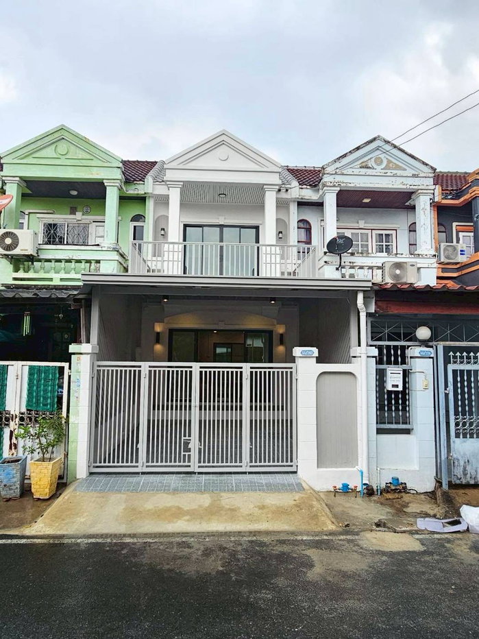 รูป ขายทาวน์เฮาส์ลภาวัล 3 บางใหญ่ 17.5 ตร.ว. ใกล้ MRT สายสีม่วง มีเทอเรสแต่งใหม่ ฟรีโอน - รูปที่ 1/16