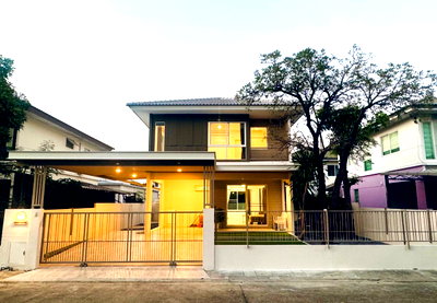 ขายบ้านเดี่ยว : ขายบ้านเดี่ยวพฤกษ์ลดาบางใหญ่ L&H 50 ตร.ว. แต่งใหม่ทิศใต้ ฟรีเฟอร์ฯ ฟรีโอน