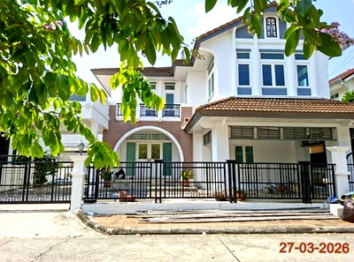 บ้านเดี่ยว ถนนเฉลิมพระเกียรติ ร.9 : บ้านเดี่ยว 81.7 ตร.วา ราชพฤกษ์ เอ็กซ์คลูซีฟ สุขุมวิท 103 เขตประเวศ กรุงเทพมหานคร 12.2M