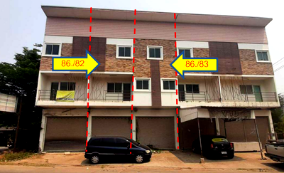 อาคารพาณิชย์ วิทยาลัยบัณฑิตเอเชีย : อาคารพาณิชย์ 42.6 ตร.วา อำเภอเมืองขอนแก่น จังหวัดขอนแก่น 3.4M