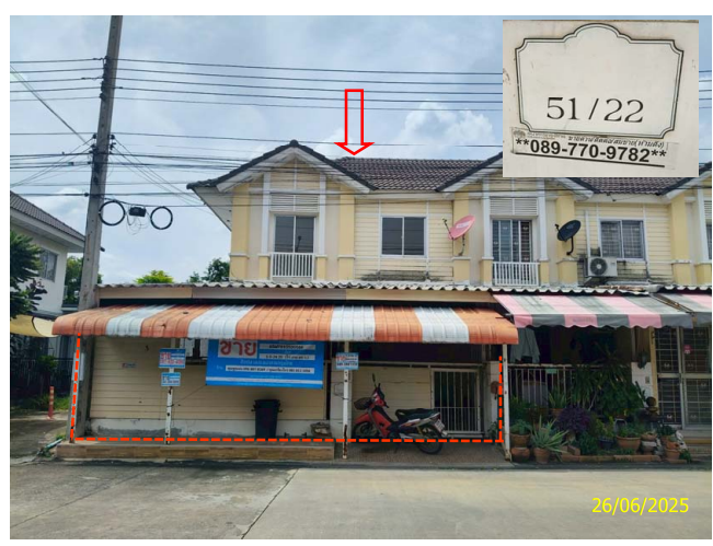 รูป ทาวน์เฮ้าส์ 24.2 ตร.วา พฤกษาวิลล์ 46/2 อำเภอคลองหลวง จังหวัดปทุมธานี 1.6M - รูปที่ 5/12