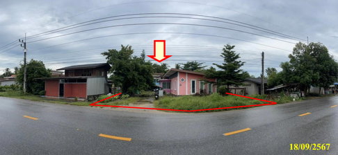 LAND 382.7 Sq.w. Khlong Hoi Khong Songkhla for 3.5M
