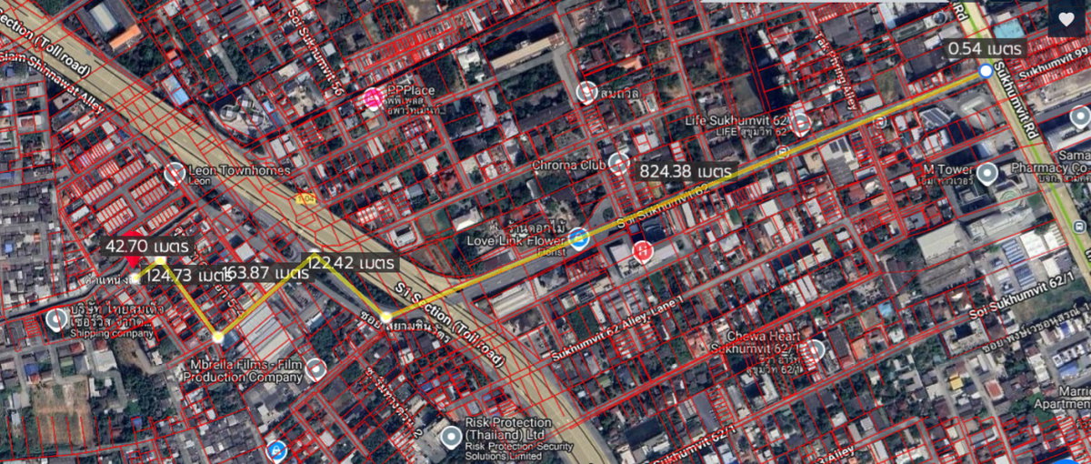 รูป ขายที่ดิน 2 แปลงสวย สุขุมวิท 62 แยก 5 ทำเลศักยภาพ ใกล้ BTS ทางด่วน - รูปที่ 3/12