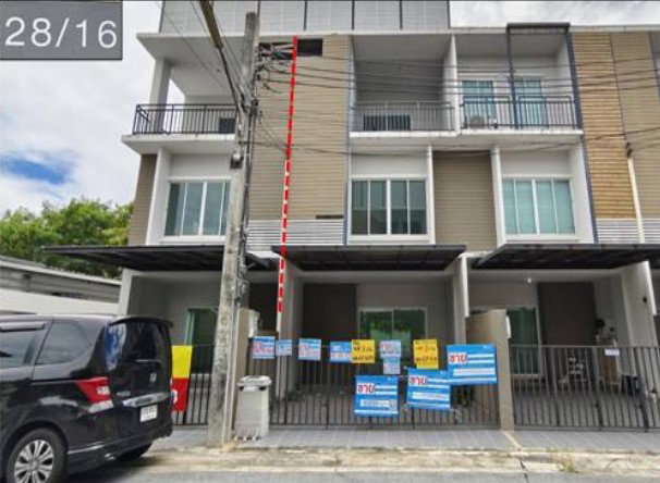 รูป ทาวน์เฮ้าส์ 20 ตร.วา เดอะโมเม้นท์ รามอินทรา เขตบางเขน กรุงเทพมหานคร 3.5M - รูปที่ 1/8