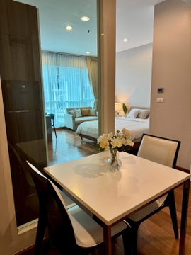 ST498/ให้เช่า The Address Chidlom ห้องสตูดิโอกว้างพิเศษใจกลางย่านชิดลม  สัมผัสความหรูหราเหนือกาลเวลา