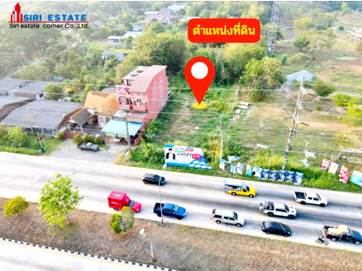 Land for sale : Land for Sale 1 Rai on Sukhumvit Road, Yaek P, Mueang Rayong   Prime location with excellent visibility  1 rai Direct access to Sukhumvit Road