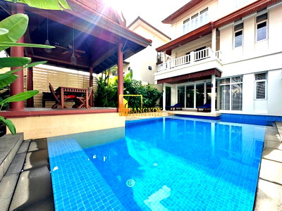 เช่าบ้านเดี่ยว ถนนเพชรบุรี กรุงเทพฯ : Beautiful 4 Bedroom Luxury House With Private Pool - BR28092SH