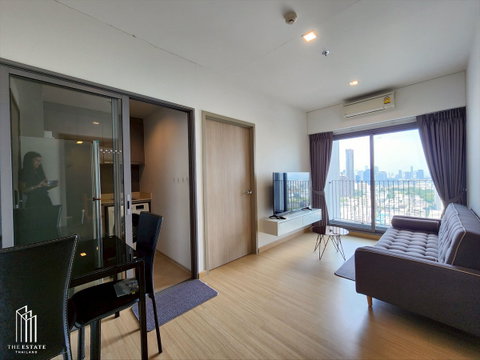 For rent Whizdom Connect ฟังก์ชันยืดหยุ่น 1 ห้องนอน + Flexi Room ปรับทำงานหรือพักผ่อนได้ มีโซฟาเบด รองรับทุกไลฟ์สไตล์ @27,000 Baht