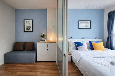 For Sell Condo LUMPINI VILLE ONNUT - LAT KRABANG 2 Building A, Floor 4,1 bed room, Room size 23 sqm