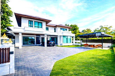 บ้านเดี่ยวให้เช่า : RIS รามคำแหง164 ต้อนรับต่างชาติ ถูกที่สุด ให้เช่า คฤหาสน์ 5นอน โรงเรียนนานาชาติ 6น้ำ 146 ตรว เพอร์เฟคเพลส โลตัสสุขาภิบาล3 บิ๊กซี