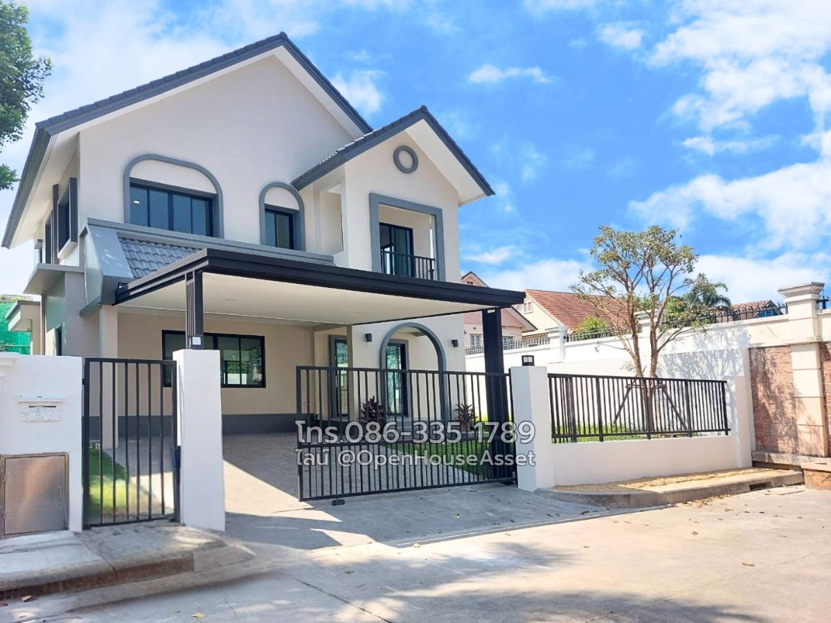 บ้านเดี่ยวลัดดารมย์ ปิ่นเกล้า รีโนเวทใหม่ทั้งหลังในสไตล์โมเดิร์นคลาสสิก พร้อมฟังก์ชัน 4 นอน 3 น้ำ พื้นที่ใช้สอยจุใจ จากแบรนด์พรีเมียม Q.House
