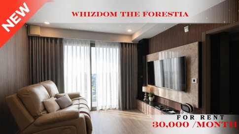 ❤️🔥 Rare Unit For Rent 📌 Whizdom The Forestias (Line: @rent2022) | Near BTS Udom Suk ✨ Ready to move in! ✨ 📌 Ref Code: A11118