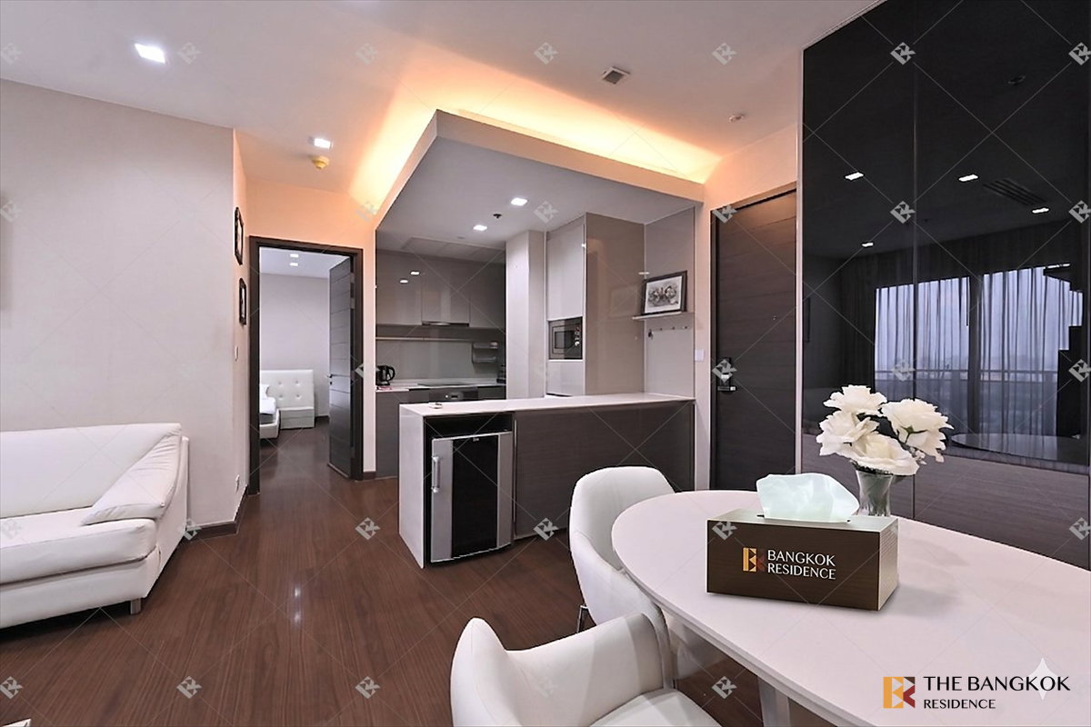 รูป  Condo for rent at Ivy Ampio 🌃 ใกล้ MRT ศูนย์วัฒนธรรมฯ 2 นอน 80 ตร.ม. ห้องสวย ราคาดี 🔥  - รูปที่ 5/10