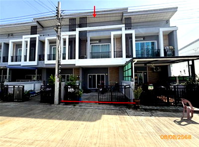 ทาวน์โฮม ถนนรัตนาธิเบศร์ : ทาวน์เฮ้าส์ 20.6 ตร.วา วอร่าทาวน์ รัตนาธิเบศร์ - กาญจนาภิเษก บางบัวทอง นนทบุรี 2.2M