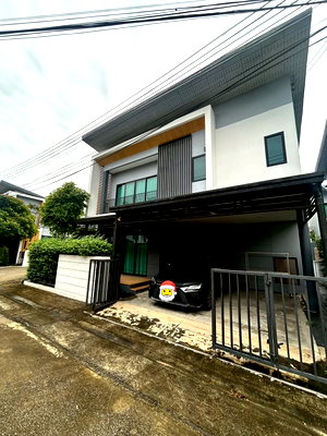 บ้านเดี่ยวให้เช่า : ✨ บ้านแฝดสไตล์บ้านเดี่ยว หลังมุม หมู่บ้านชีวารมย์ (รังสิต-ดอนเมือง) 4 ห้องนอน 3 ห้องน้ำ พร้อมอยู่ Fully Furnished