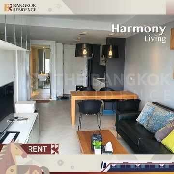 เช่าคอนโด 💎Harmony Living ใกล้ BTS นานา 35K 2นอน 85ตรม ✨ห้องกว้าง เฟอร์ครบ