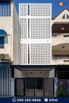 3-storey minimalist townhouse for sale in the Bang Waek–Phran Nok–Ratchaphruek area, offering a complete and functional layout