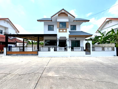 บ้านเดี่ยว กรุงเทพมหานคร : บ้านเดี่ยวหลังใหญ่ แต่งใหม่ทั้งหลัง หมู่บ้าน ประภาวรรณโฮม ถนนบึงขวางซอย6 มีนบุรี ใกล้รถไฟฟ้า มีเฟอร์ฯพร้อมอยู่