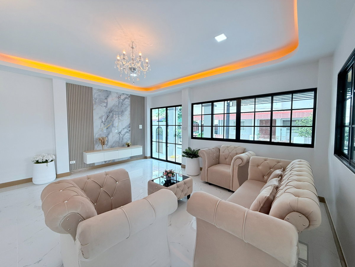 รูป บ้านเดี่ยวหลังใหญ่ แต่งใหม่ทั้งหลัง หมู่บ้าน ประภาวรรณโฮม ถนนบึงขวางซอย6 มีนบุรี ใกล้รถไฟฟ้า มีเฟอร์ฯพร้อมอยู่ - รูปที่ 18/39