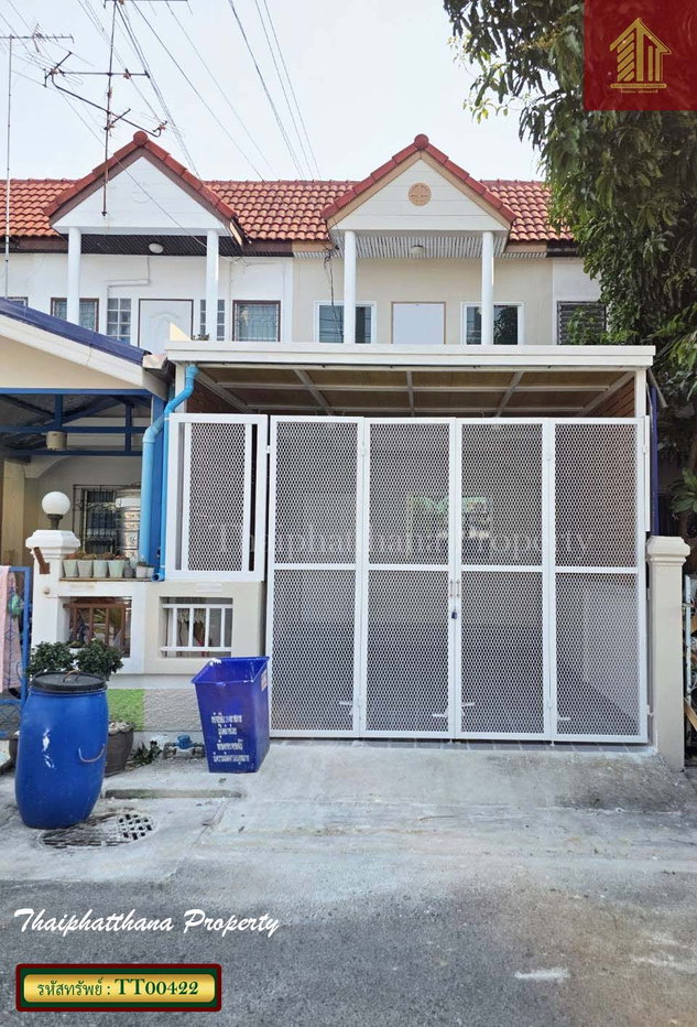 รูป ขายทาวน์เฮ้าส์รีโนเวทใหม่ หมู่บ้านทรัพย์ดินทอง เทพารักษ์ บ้านสวย พร้อมอยู่ - รูปที่ 1/12