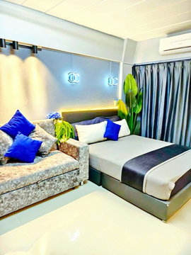 ใกล้ BTS แยกคปอ 200 ม. 30 ตร.ม ห้องตกแต่งครบ สราสินี คอนโดเทล ขายคอนโด 1 นอน 1 น้ำ เฟอร์นิเจอร์ใหม่ทั้งห้อง อาคาร A ชั้น 2 มีลิฟท์