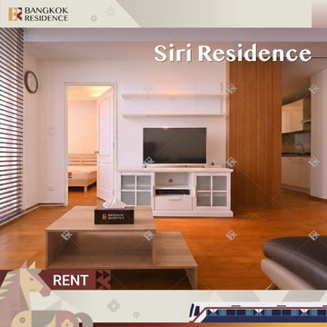 Condo for rent 🌟 Siri Residence, near BTS Phrom Phong 🌃 60.14 sq.m. 1 br 35k, beautiful high-floor unit