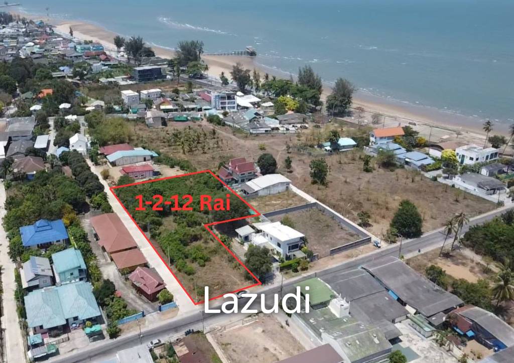 รูป ขายที่ดิน 1-2-12 ไร่ใกล้ทะเลปากน้ำปราณ เหมาะสำหรับบ้านพักตากอากาศ - รูปที่ 2/8