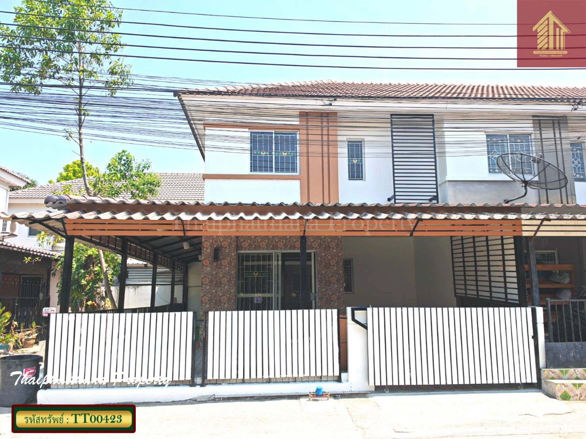 รูป บ้านรีโนเวทหลังมุม พฤกษา 85 ถนนหนามแดง-บางพลี ซอยอัมพร ตกแต่งสวยพร้อมเข้าอยู่ - รูปที่ 1/11