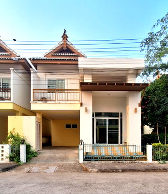 Houses for rent San Sai Chiang Mai : House for rent,The Greenery Villa ,Chiang Mai-San Sai Rent: 17,000 THB/month (1-year contract)4 bedrooms, 3 bathrooms, fully furnished. 