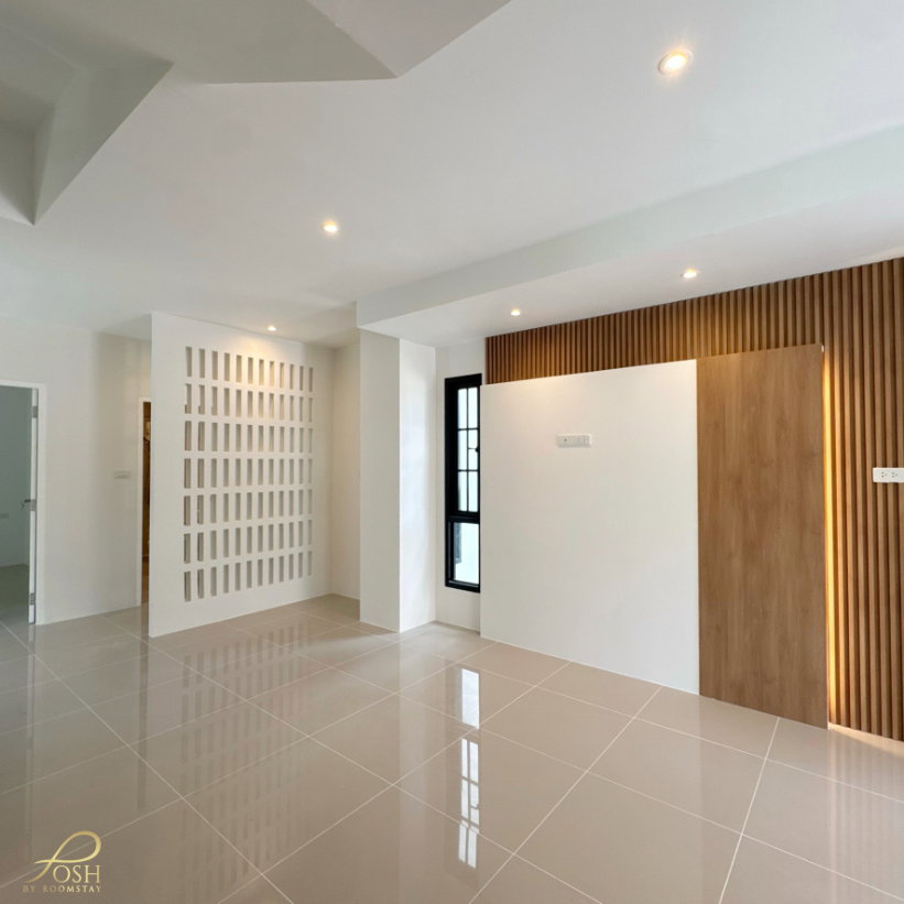 รูป บ้านเดี่ยว (หลังมุม) รีโนเวทใหม่ โครงการเจ้าฟ้าการ์เด้นโฮม 3 – เกาะแก้ว พื้นที่ใช้สอยเยอะ 45.4 ตารางวา 4ห้องนอน 3ห้องน้ - รูปที่ 3/43